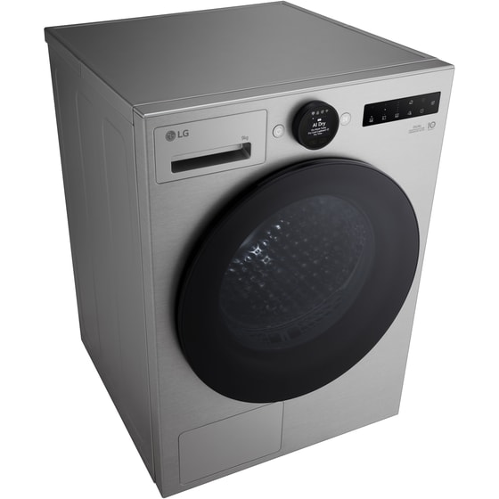 LG RHX7009TSB 9 kg με Αντλία Θερμότητας Ασημί Στεγνωτήριο Ρούχων image 5