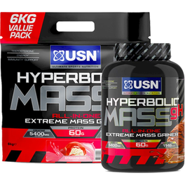 Πρωτεΐνη USN Hyperbolic Mass Φράουλα - 6kg