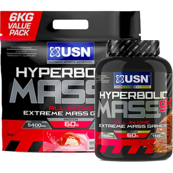 Πρωτεΐνη USN Hyperbolic Mass Φράουλα - 6kg image 0