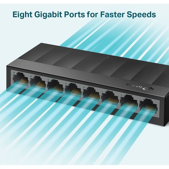 TP-Link LS1008G Network Switch Unmanaged Gigabit Ethernet (1000 Mbps) image 3