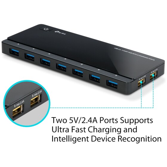 TP-Link UH720 USB Hub 7-Port USB 3.0 συμβατό με USB-A image 5
