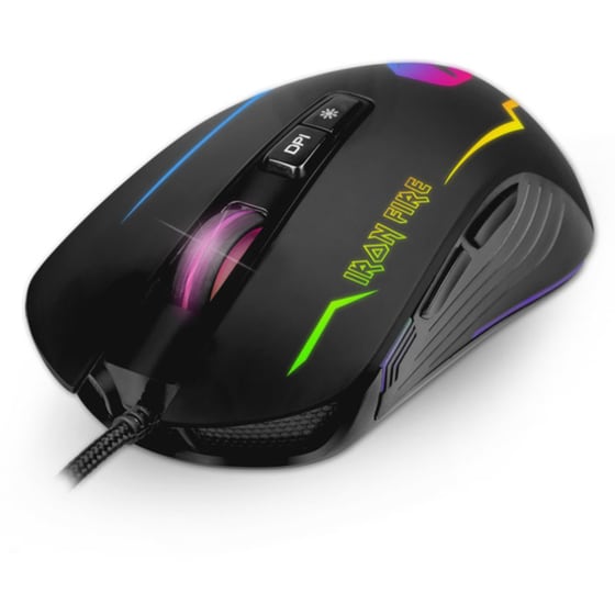 NOD Iron Fire RGB Gaming Ενσύρματο Ποντίκι Μαύρο image 2