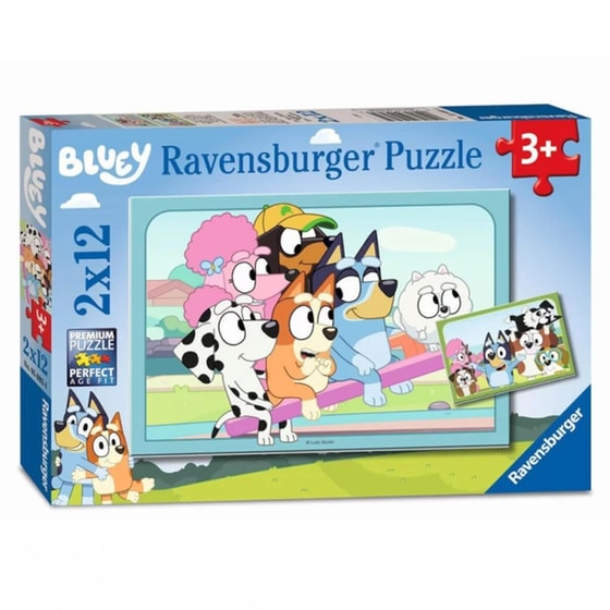 Παζλ Bluey Ravensburger (2X12 Κομμάτια) image 0