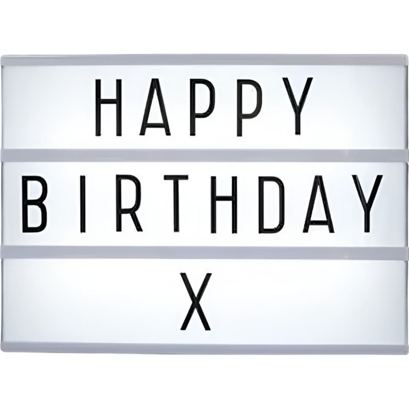 Διακοσμητικό Φωτιστικό Πίνακας Led Πλαστικός 30x22x4.5 cm - Μαύρο