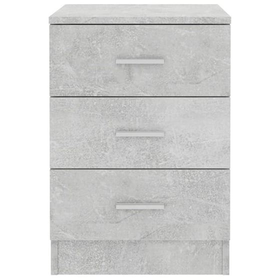 Κομοδίνο Vidaxl Από Μοριοσανίδα 38x35x56 cm - Γκρι Σκυροδέματος image 2