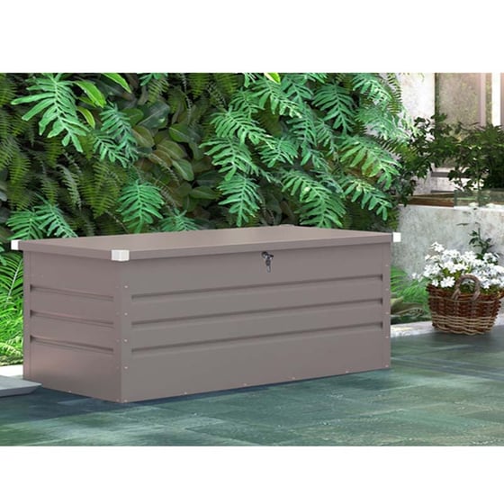 Μπαούλο Αποθήκευσης Lilyshed από Χάλυβα 582 lt 165x69x62cm - Καφέ Γκρι image 1