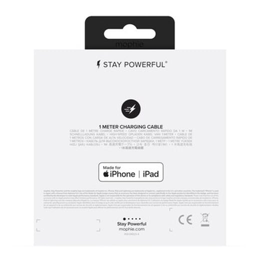 Σετ Καλωδίων Mophie 3in1 USB to Micro USB/Lightning/USB-C 1m - White image 2