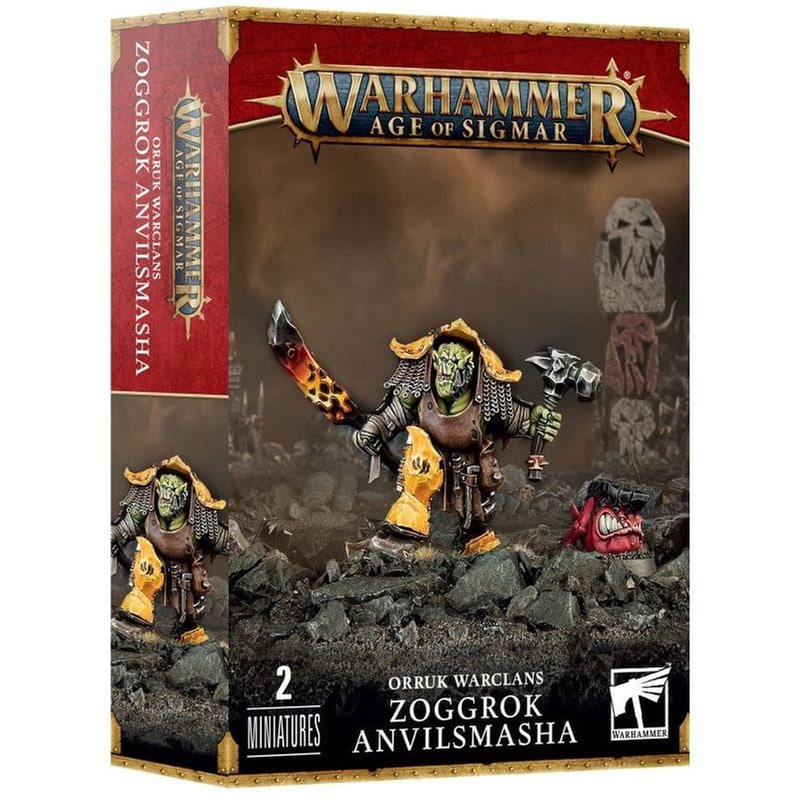 GAMES WORKSHOP Orruk Warclans: Zoggrok Anvilsmasha Warhammer: Age of Sigmar GAMES WORKSHOP