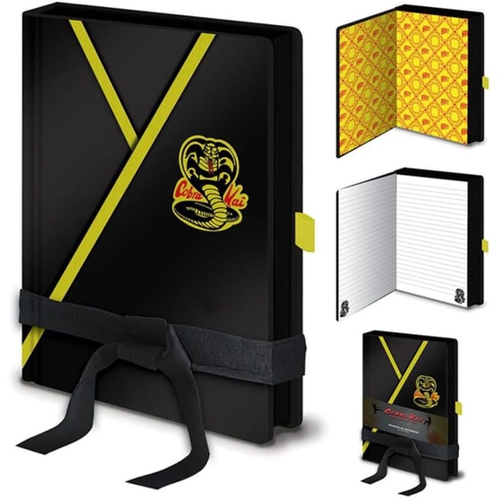 Σημειωματάριο Pyramid Α5 Ριγέ Premium Cobra Kai image 1