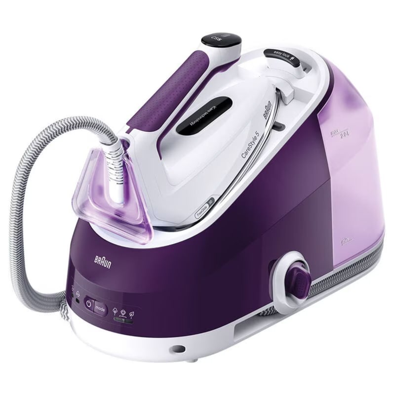 BRAUN BRAUN CareStyle 5 Steam IS5247VI 7.5 bar με Δοχείο Νερού 2 L Μωβ Σύστημα Σιδερώματος