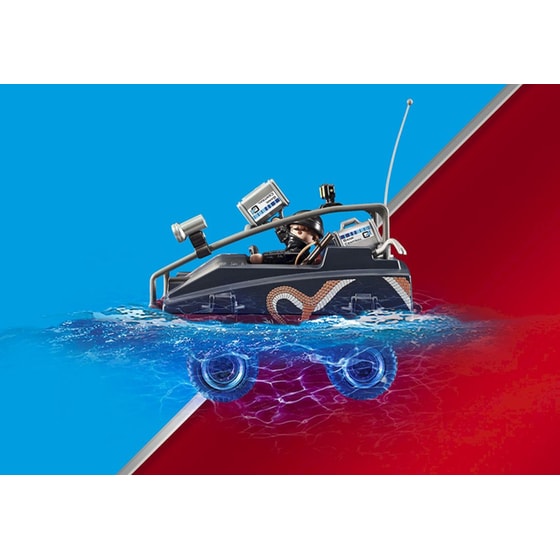 PLAYMOBIL® City Action Καταδίωξη Αμφίβιου Οχήματος από Αστυνομικό Αλεξίπτωτο (70781) image 3