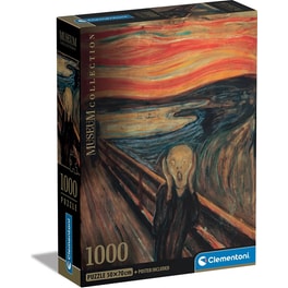 Παζλ Clementoni Museum Collection Munch: Η Κραυγή - Compact Box (1000 Κομμάτια)