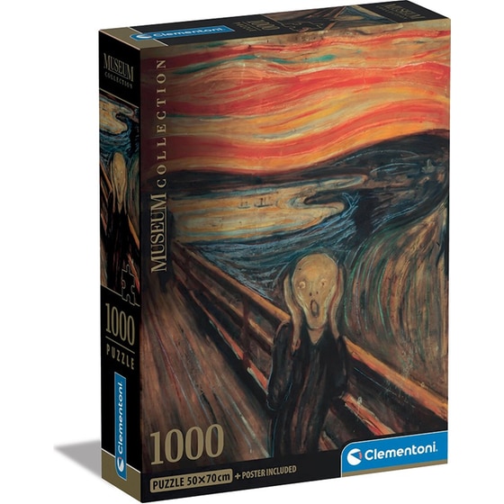 Παζλ Clementoni Museum Collection Munch: Η Κραυγή - Compact Box (1000 Κομμάτια) image 0