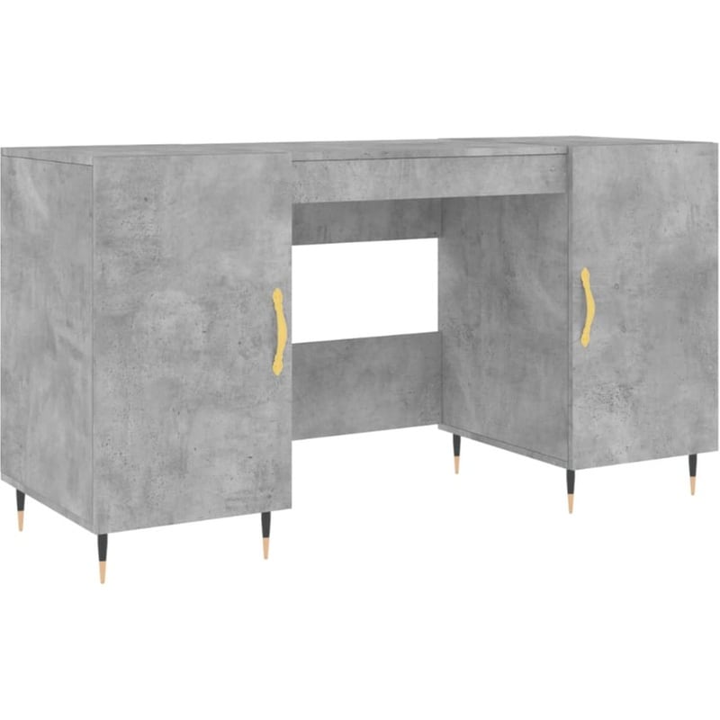 Γραφείο VidaXL από Επεξεργασμένο Ξύλο 140x50x75 cm - Γκρι Σκυροδέματος