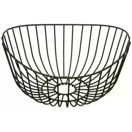 Φρουτιέρα Spitishop Μεταλλική 27.5x27.5x14cm - Μαύρο image 0