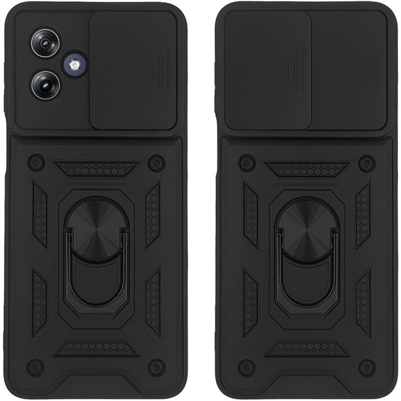 Θήκη Ring Armor Campro Sonique Για Motorola Moto G54 5g Μαύρο
