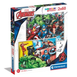 Παιδικό Σετ Παζλ Clementoni Super Color The Avengers (60/60 Κομμάτια)