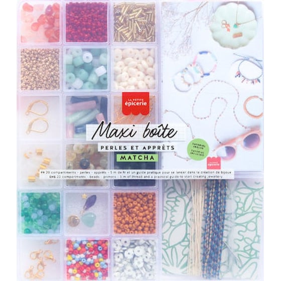 Σετ Δημιουργίας Κατασκευής Κοσμημάτων La Petite Epicerie Maxi Matcha Box με 20 Θήκες image 0