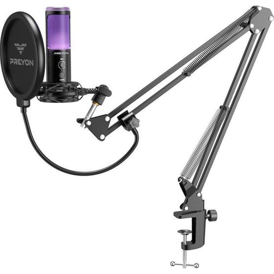 Μικρόφωνο Preyon Eagle Scream Pes43b RGB - Μαύρο image 0