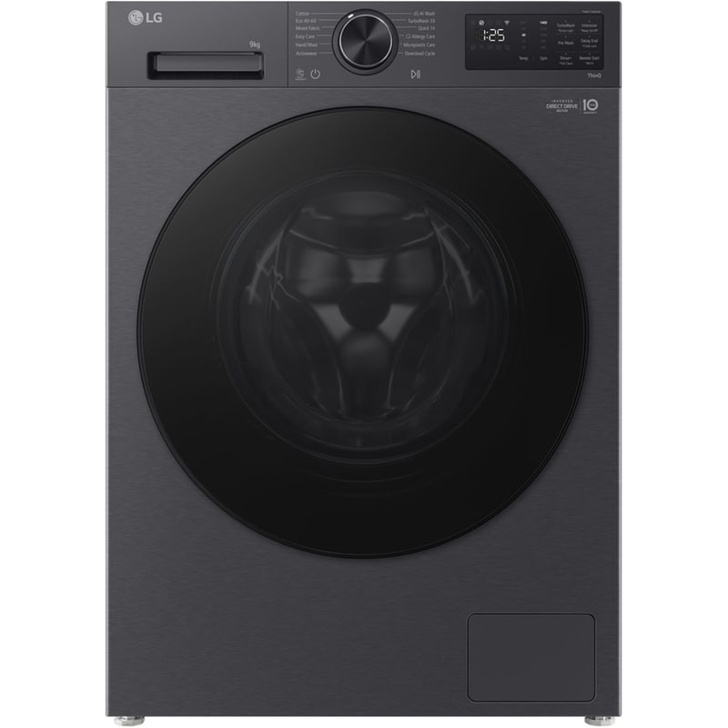 LG F2X50S9TBB Slim 9 kg 1.200 Στροφές Ανθρακί Πλυντήριο Ρούχων