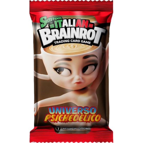 Italian Brainrot Skifidol Σειρά Alpha "Universo Psichedelico"  - 1 Φακελάκι (7 Κάρτες) image 0
