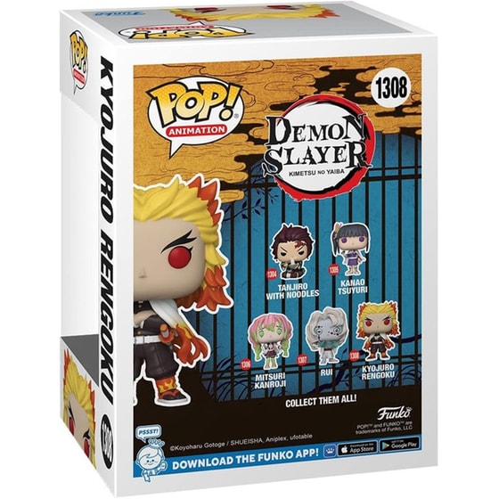 Funko Pop! Animation - Demon Slayer - Rengoku #1308 image 2