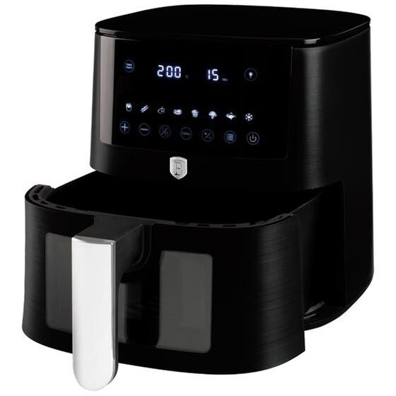 BERLINGER HAUS BH-9605 με Αποσπώμενο Κάδο 1650 W 8 L Μαύρο Φριτέζα Αέρος image 1