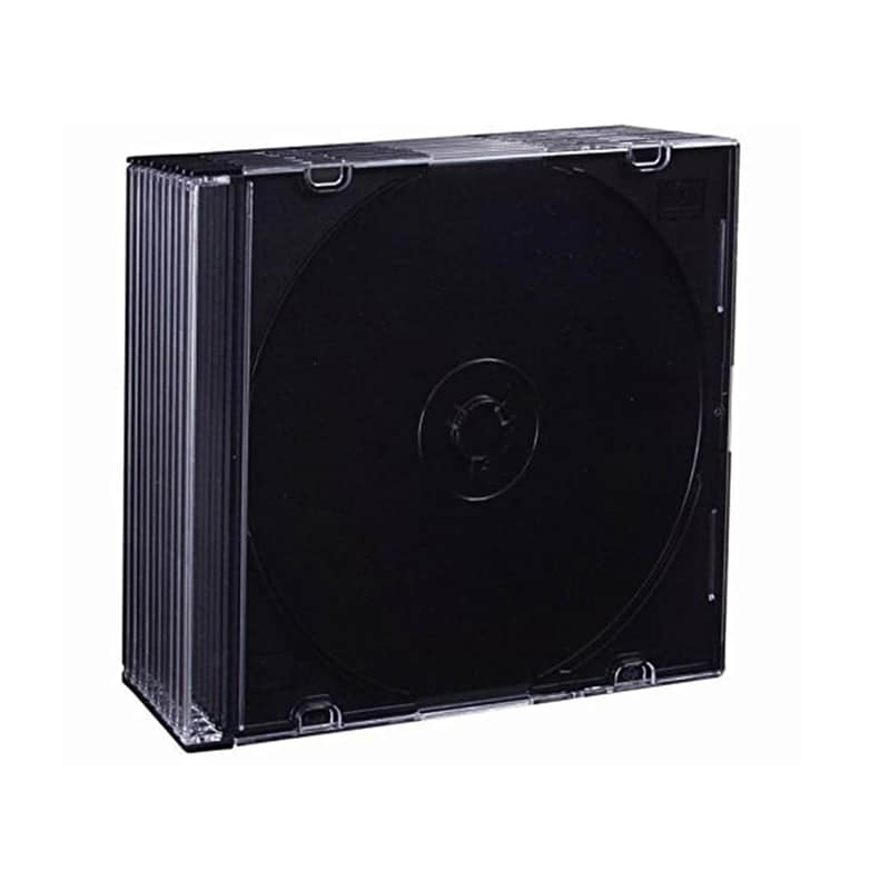 Θήκη CD/DVD Esperanza Slim για 1 Δίσκο (10τμχ) - Μαύρο