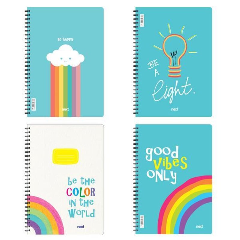 Τετράδιo Σπιράλ Next 2 Θεμάτων 70Φ Positive 70 Φύλλων (1 Τεμάχιο)