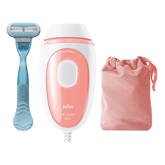 Αποτριχωτική Μηχανή BRAUN SILK-EXPERT MINI Pl1014 Ροζ image 0