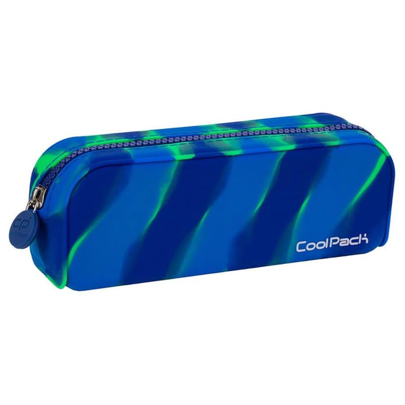 COOLPACK Κασετίνα Coolpack Σιλικόνης Zebra Μπλε