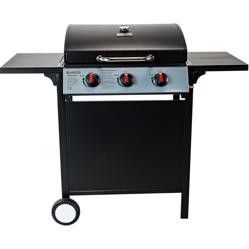 BORMANN BORMANN BBQ3000 με 3 Εστίες 3.6kW Ψησταριά Υγραερίου