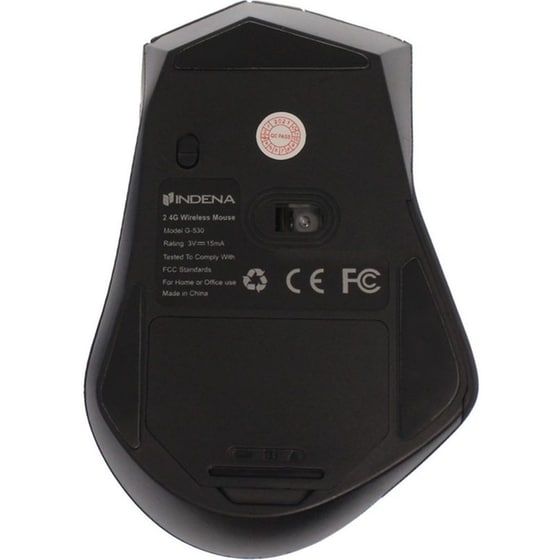 Ασύρματο Ποντίκι Indena G-530 2400 dpi - Μαύρο image 1