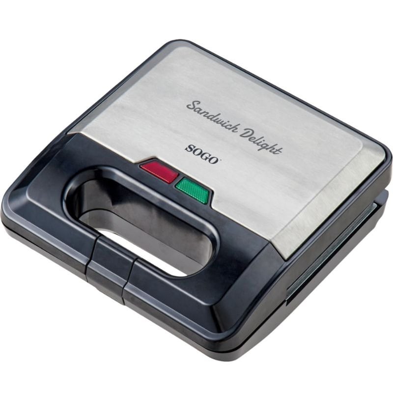 SOGO SOGO SAN-SS-1866 750W Μαύρη Τοστιέρα - Σαντουιτσιέρα - Βαφλιέρα