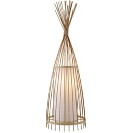 Φωτιστικό Δαπέδου Aca Decor Serifos Tf661f100bo Μπαμπού/Ύφασμα - Καφέ