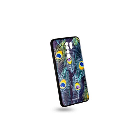 Θήκη Xiaomi Redmi Redmi 9 - Egoboo Case Mat TPU - Peacock image 0