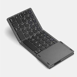 Ασύρματο Αναδιπλούμενο Πληκτρολόγιο με Touchpad (US)
