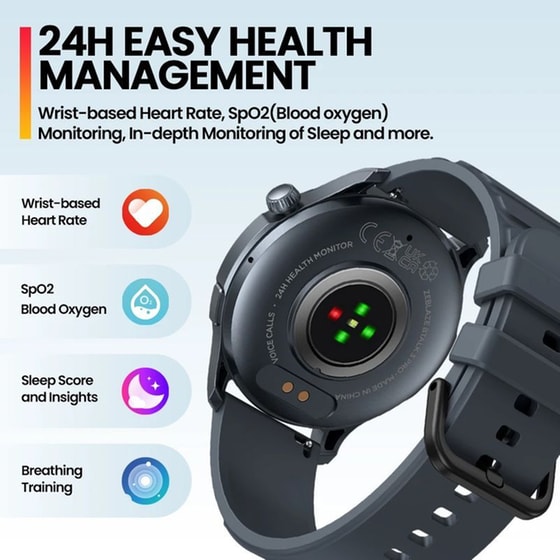 Smartwatch ZeBlaze BTalk 3 Pro 36.3mm - Γκρι image 2