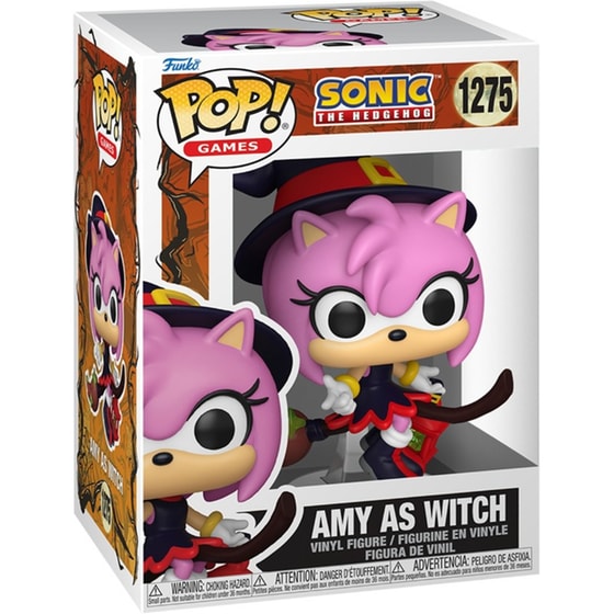 Funko Pop! Games: Sonic The Hedgehog - Amy as Witch #1275 Vinyl Figure image 1