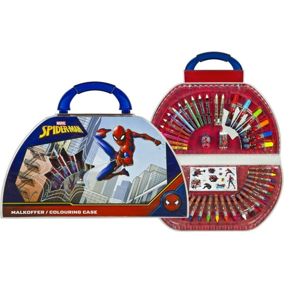 Βαλιτσάκι Ζωγραφικής Gim Spiderman (51 Τεμάχια) image 1