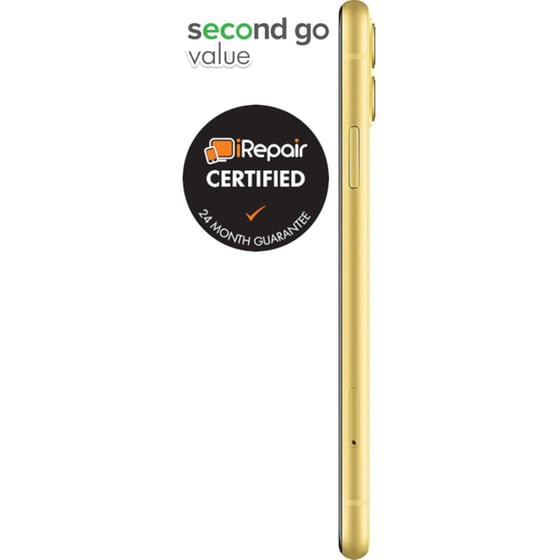 Μεταχειρισμένο Apple iPhone 11 64GB Yellow second go value Certified by iRepair image 3