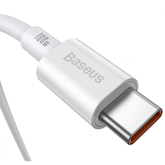 Καλώδιο δεδομένων Baseus Superior Series Usb-C To Usb-C 100W 1m - White image 4