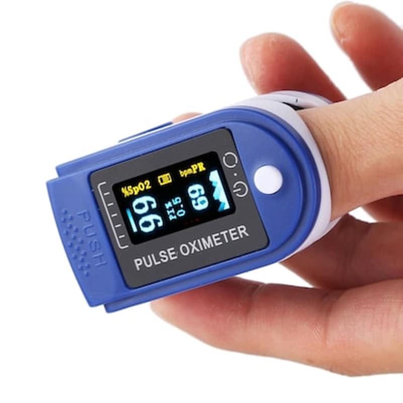 Jzk-301 Precision Finger Pulse Oximeter Blood Oxygen Monitor(blue)