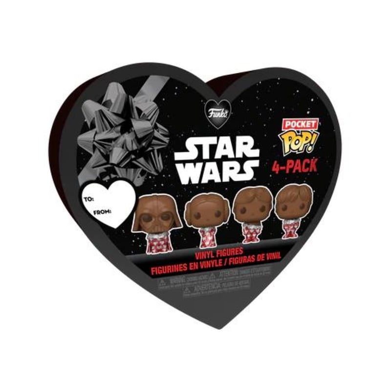 FUNKO Funko Pocket Pop! Star Wars - Funko Pocket Pop! Star Wars Valentines Day - Valentines Box 4-Pack