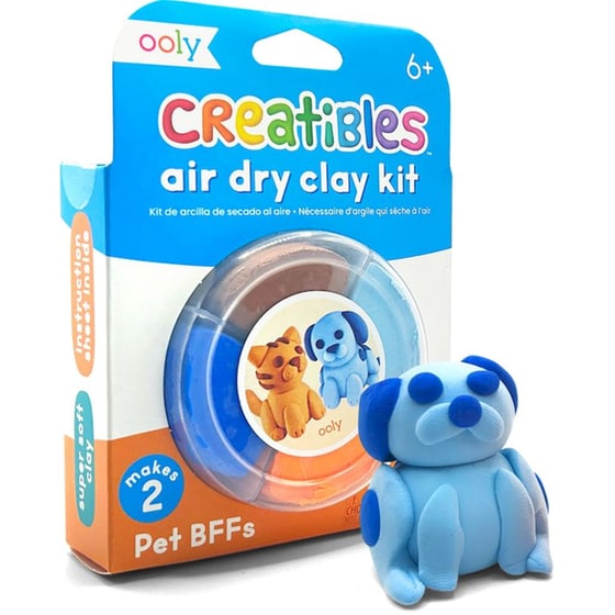 Πηλός Ooly Creatibles Mini Air Dry Clay Kit - Pet BFFs image 1