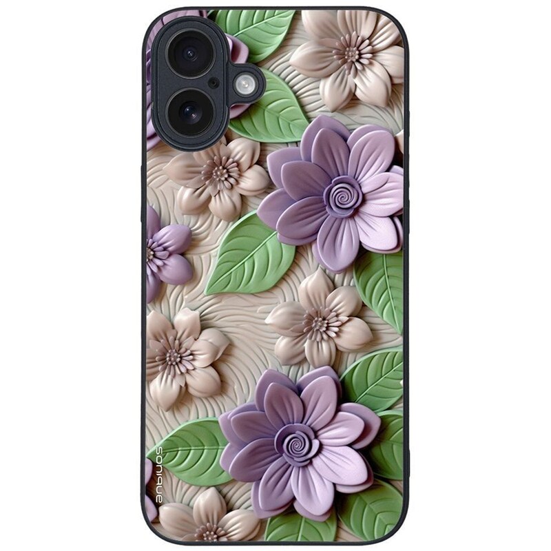 Θήκη Apple iPhone 16 Plus - Sonique 3D Flower Series - Βιολετί