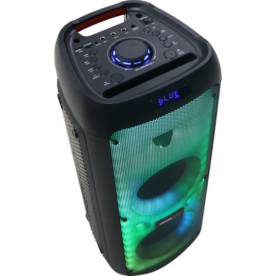 Party Speaker Crystal Audio PRT-14 TWS 80W Karaoke με Ασύρματo Μικρόφωνo - Μαύρο image 4
