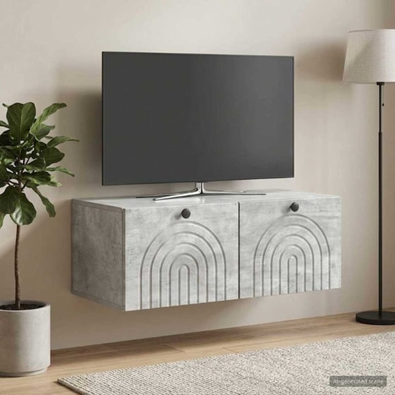 Επιτοίχιο Έπιπλο Τηλεόρασης VidaXL 78.5x41x30 cm - Γκρι image 3