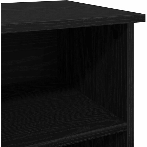Έπιπλο Τηλεόρασης VidaXL 99,5 x 35,5 x 48 cm - Μαύρη Οξιά image 8