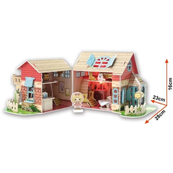 3D Παζλ Sweet Villa - Cubic Fun - 84 Κομμάτια image 0